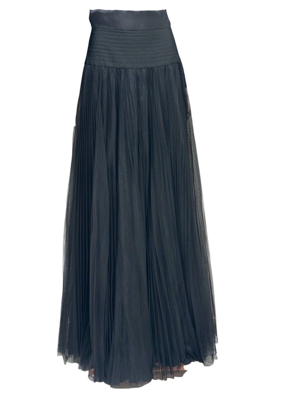 Dior Pleated Tulle Maxi Skirt  Sz.38